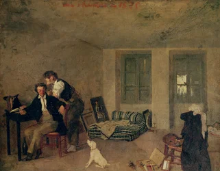 Meu quarto em 1825